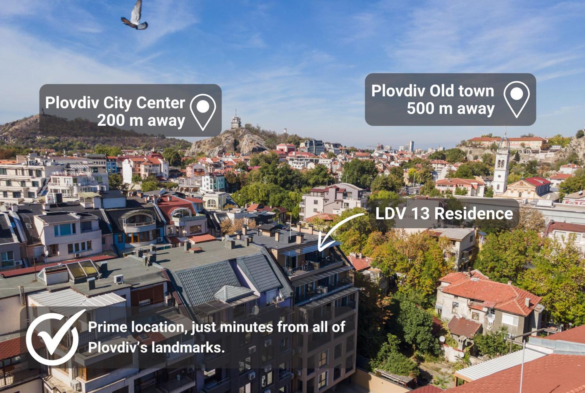 Ldv 13 Apartments Free Private Parking Plovdiv Exterior foto